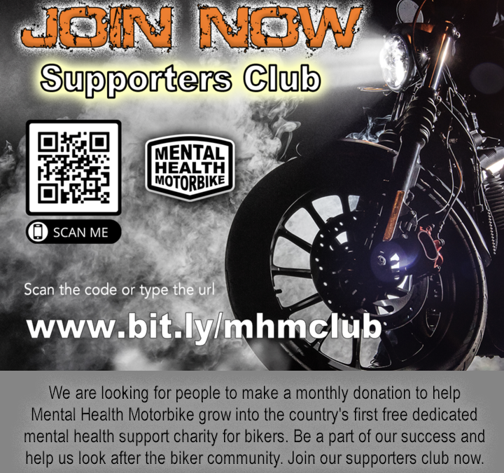 Launch of the Mental Health Motorbike Supporters Club